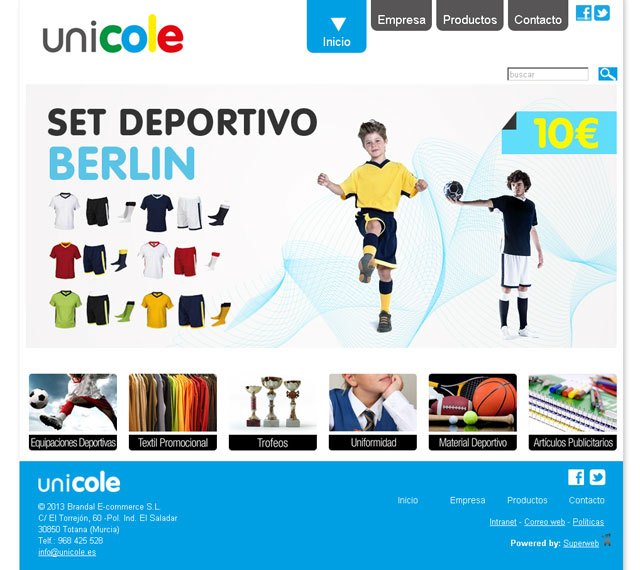 Unicole.es, la tienda online al servicio de la comunidad escolar