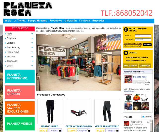 Planeta Roca estrena su tienda en Internet, que ha sido desarrollada con Superweb