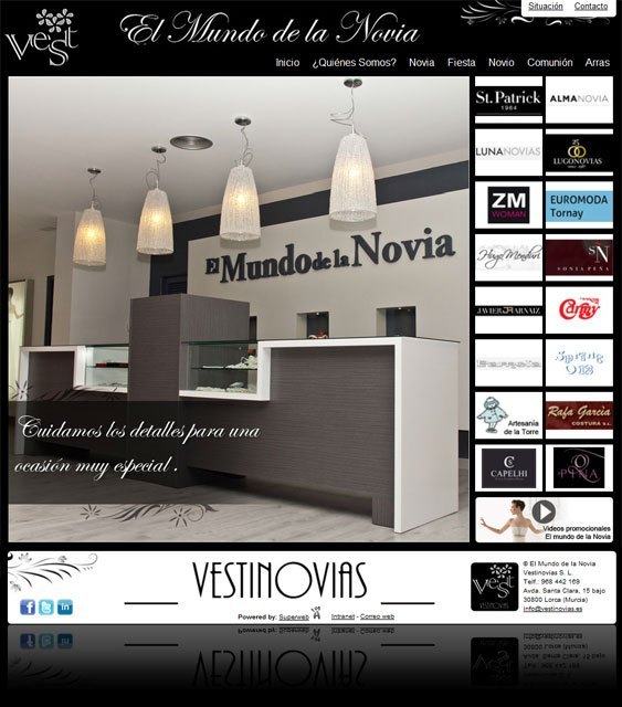 El Mundo de la Novia presenta su nueva página web, realizada con Superweb