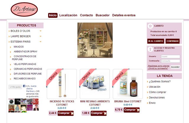 Ya puedes adquirir los productos de D´Arôme en su nueva página web