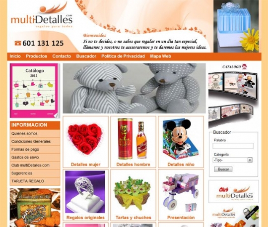 MultiDetalles ya dispone de una creativa página web con tienda on-line