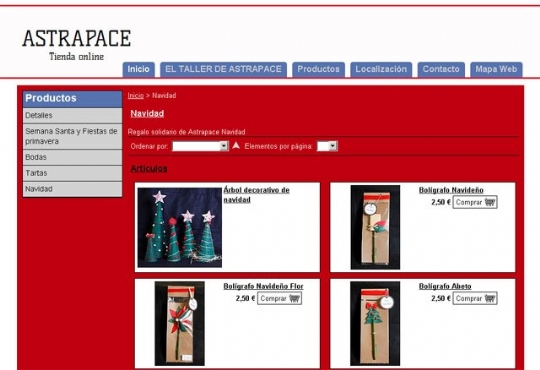 Astrapace ya dispone de tienda online, desarrollada con “Superweb”