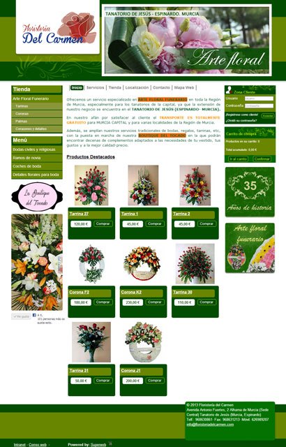 Floristería del Carmen transforma su imagen ofreciendo un valor añadido al cliente mediante la venta online