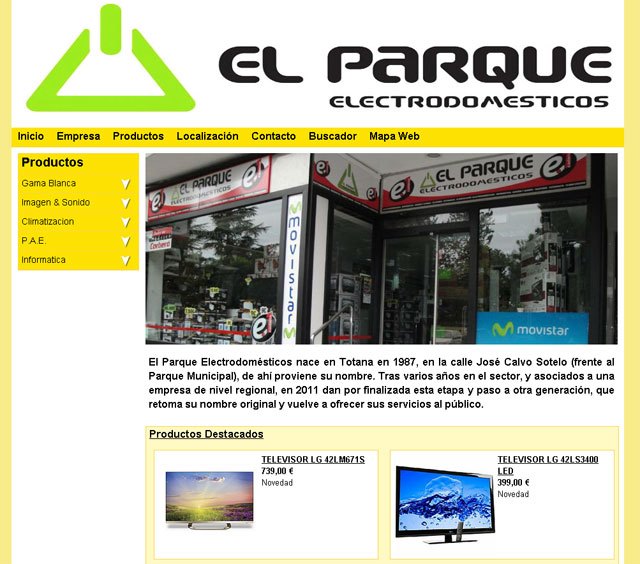 El Parque Electrodomésticos comienza el verano con el lanzamiento de su nueva página web