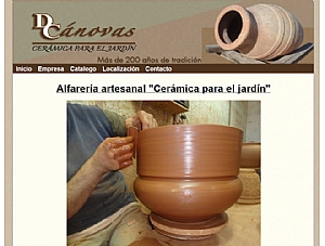 Alfarería artesanal Damián Cánovas estrena página web