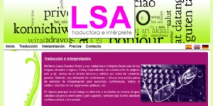 Laura Serrano Antón, traductora e intérprerte, ya dispone de página web