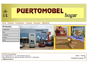 PuertoMobel Hogar cambia su antigua página web por una desarrollada con Superweb