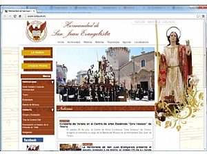 La Hermandad de San Juan Evangelista de Totana ya está en Internet