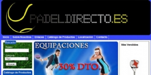 Ya puedes comprar tus productos de pádel en la nueva tienda online padeldirecto.es creada con Superweb